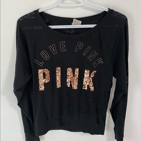 Victoria Secret PINK Pullover sequin top - Picture 1 of 5